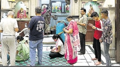 Mandir Chaurasi Ghanta, in Old Delhi’s Seetaram Bazar.
