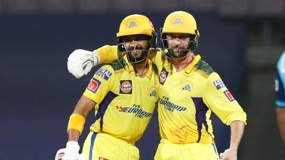 Ruturaj Gaikwad (L) with Devon Conway (PTI) Ruturaj Gaikwad (L) with Devon Conway (PTI)