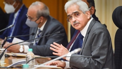 Mumbai: Reserve Bank of India (RBI) Governor Shaktikanta Das during a press conference at RBI headquarters, in Mumbai, Wednesday, June 8, 2022. (PTI Photo/Shashank Parade) (PTI) Mumbai: Reserve Bank of India (RBI) Governor Shaktikanta Das during a press conference at RBI headquarters, in Mumbai, Wednesday, June 8, 2022. (PTI Photo/Shashank Parade) (PTI)