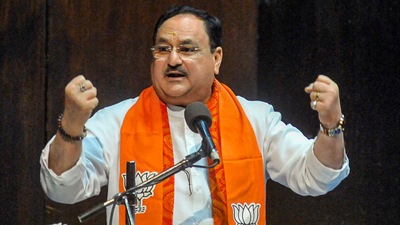 BJP national president JP Nadda. (PTI)