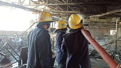 After receiving the call, five fire tenders were deployed and the fire was brought under control (HT PHOTO)