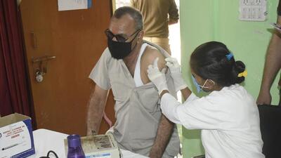The district was assigned a target of vaccinating 2,844,305 beneficiaries in the 18+ age group and according to official figures till June 8, the first-dose coverage is 3,006,709--about 105.71% of the target. (Sakib Ali/HT Photo) The district was assigned a target of vaccinating 2,844,305 beneficiaries in the 18+ age group and according to official figures till June 8, the first-dose coverage is 3,006,709--about 105.71% of the target. (Sakib Ali/HT Photo)