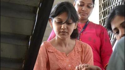 Ketaki Chitale was arrested on May 14 for posting allegedly derogatory content on Facebook against NCP chief Sharad Pawar. (HT File Photo)