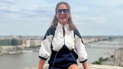 After winning the fashion game at this year's Cannes Film Festival, Hina Khan had jetted off to Budapest to relax amid scenic locales after a busy schedule. Though the actor is back now, she is still not over the holiday, and her Instagram page is proof. Hina has been posting several pictures and videos from her time in the Hungarian capital. From visiting popular local haunts to travelling around the city on a scrooser, Hina did it all during the trip. And now she is serving us with some good ol' holiday fashion goals. (Instagram/@realhinakhan) After winning the fashion game at this year's Cannes Film Festival, Hina Khan had jetted off to Budapest to relax amid scenic locales after a busy schedule. Though the actor is back now, she is still not over the holiday, and her Instagram page is proof. Hina has been posting several pictures and videos from her time in the Hungarian capital. From visiting popular local haunts to travelling around the city on a scrooser, Hina did it all during the trip. And now she is serving us with some good ol' holiday fashion goals. (Instagram/@realhinakhan)