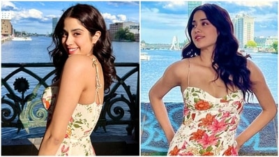 Janhvi Kapoor in floral thigh-slit dress takes over Berlin, Shanaya Kapoor wants to steal her outfit: Check out pics (Instagram)
