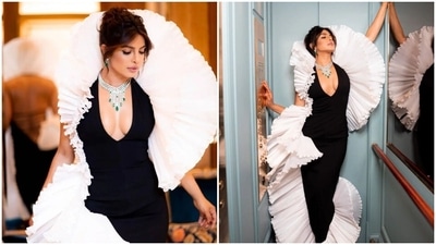 Priyanka Chopra's look from day 2 of the Bulgari event. Priyanka Chopra's look from day 2 of the Bulgari event.