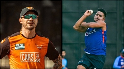 Dale Steyn; Umran Malik (Sunrisers/PTI) Dale Steyn; Umran Malik (Sunrisers/PTI)