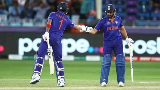 India secured their first win in the ICC Men’s T20 World Cup 2021 with a 66-run victory over Afghanistan in Abu Dhabi. Put into bat, Rohit Sharma and KL Rahul played a vital role, with a 140-run opening partnership. India scored 210 runs and restricted their subcontinental neighbors to 144 in the run chase. Mohammed Shami was the pick of the bowlers with three wickets.&nbsp;(Getty)
