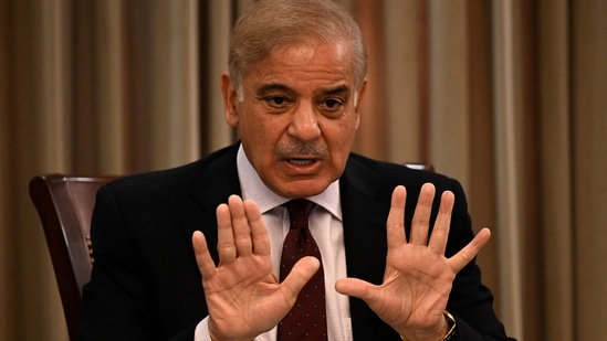 Pakistan's prime minister-elect Shehbaz Sharif(AFP)