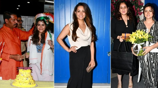 Pictures from Ekta Kapoor's birthday.