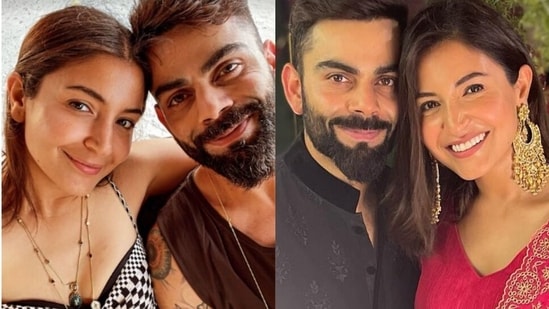 Anushka Sharma holds Virat Kohli as they smile in new selfie from their  vacation - Hindustan Times