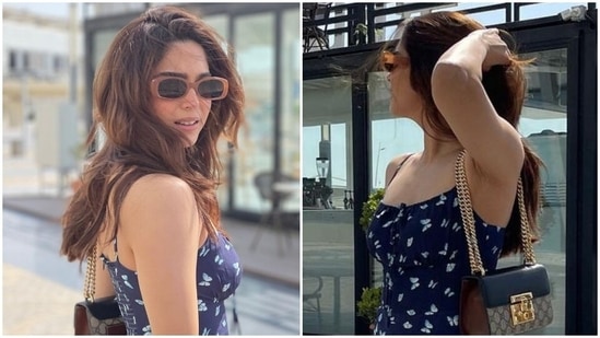 Sharvari Wagh is a summer-ready babe in printed strapped midi dress in Abu Dhabi, we are obsessed(Instagram)