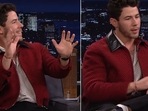 Nick Jonas during Jimmy Fallon's show. Nick Jonas during Jimmy Fallon's show.
