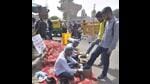The protesting interns of GADVASU polished shoes to register their protest in Ludhiana. The veterinarian is on strike for past four days to demand hike of stipends. (Gurpreet Singh/HT) The protesting interns of GADVASU polished shoes to register their protest in Ludhiana. The veterinarian is on strike for past four days to demand hike of stipends. (Gurpreet Singh/HT)