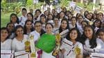 As many as 530 students were felicitated at the 38th annual prize distribution ceremony at Post Graduate Government College for Girls, Sector 42, Chandigarh. (Keshav Singh/HT)