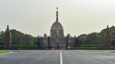 President Ram Nath Kovind’s term ends on July 24 and, according to the Constitution, a new President has to be appointed before his term ends. (PTI photo) President Ram Nath Kovind’s term ends on July 24 and, according to the Constitution, a new President has to be appointed before his term ends. (PTI photo)