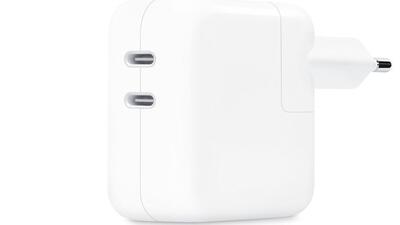 A USB-C charging port. A USB-C charging port.