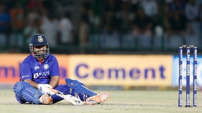 India's Rishabh Pant during the 1st T20I match between India and South Africa, at Arun Jaitley Stadium in New Delhi on Thursday (ANI) India's Rishabh Pant during the 1st T20I match between India and South Africa, at Arun Jaitley Stadium in New Delhi on Thursday (ANI)