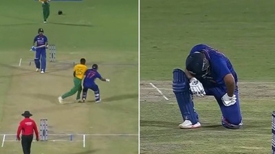 Rishabh Pant in action against South Africa in 1st T20I (Twitter)