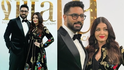 Abhishek Bachchan and Aishwarya Rai at the IIFA Awards in Abu Dhabi. Abhishek Bachchan and Aishwarya Rai at the IIFA Awards in Abu Dhabi. 