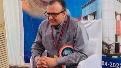 Former Prasar Bharati CEO Shashi Shekhar Vempati. (Twitter Photo) Former Prasar Bharati CEO Shashi Shekhar Vempati. (Twitter Photo)
