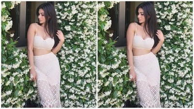 Earlier, Mouni had dropped another set of photos from her holiday in Turkey. The actor had jetted off to Istanbul with Suraj and her girlfriends and even posted stunning snippets from the trip. For one outing, Mouni slipped into a white coordinated bralette and skirt set. (Instagram/@imouniroy) Earlier, Mouni had dropped another set of photos from her holiday in Turkey. The actor had jetted off to Istanbul with Suraj and her girlfriends and even posted stunning snippets from the trip. For one outing, Mouni slipped into a white coordinated bralette and skirt set. (Instagram/@imouniroy)