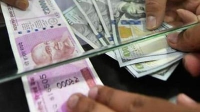 Rupee slips 10 paise to 77.78 against US dollar in early trade (PTI) Rupee slips 10 paise to 77.78 against US dollar in early trade (PTI)
