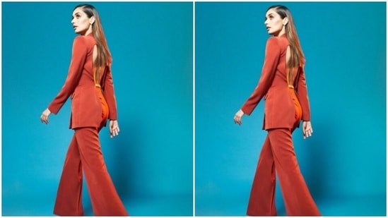 In a sleek golden neck chain and small golden hoop earrings from the houses of Viange and Blingsutra, Manushi accessorised her look. Manushi, for footwear, opted for a pair of golden stilettos from the shelves of Christian Louboutin. The shoes added more drama to her look.(Instagram/@manushi_chhillar)