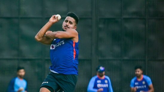 Umran turned heads in the IPL with his sheer pace. (PTI) Umran turned heads in the IPL with his sheer pace. (PTI)