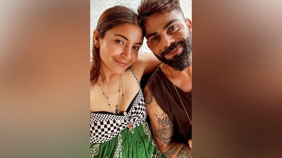 Anushka Sharma with her husband Virat Kohli.&nbsp;(Instagram)