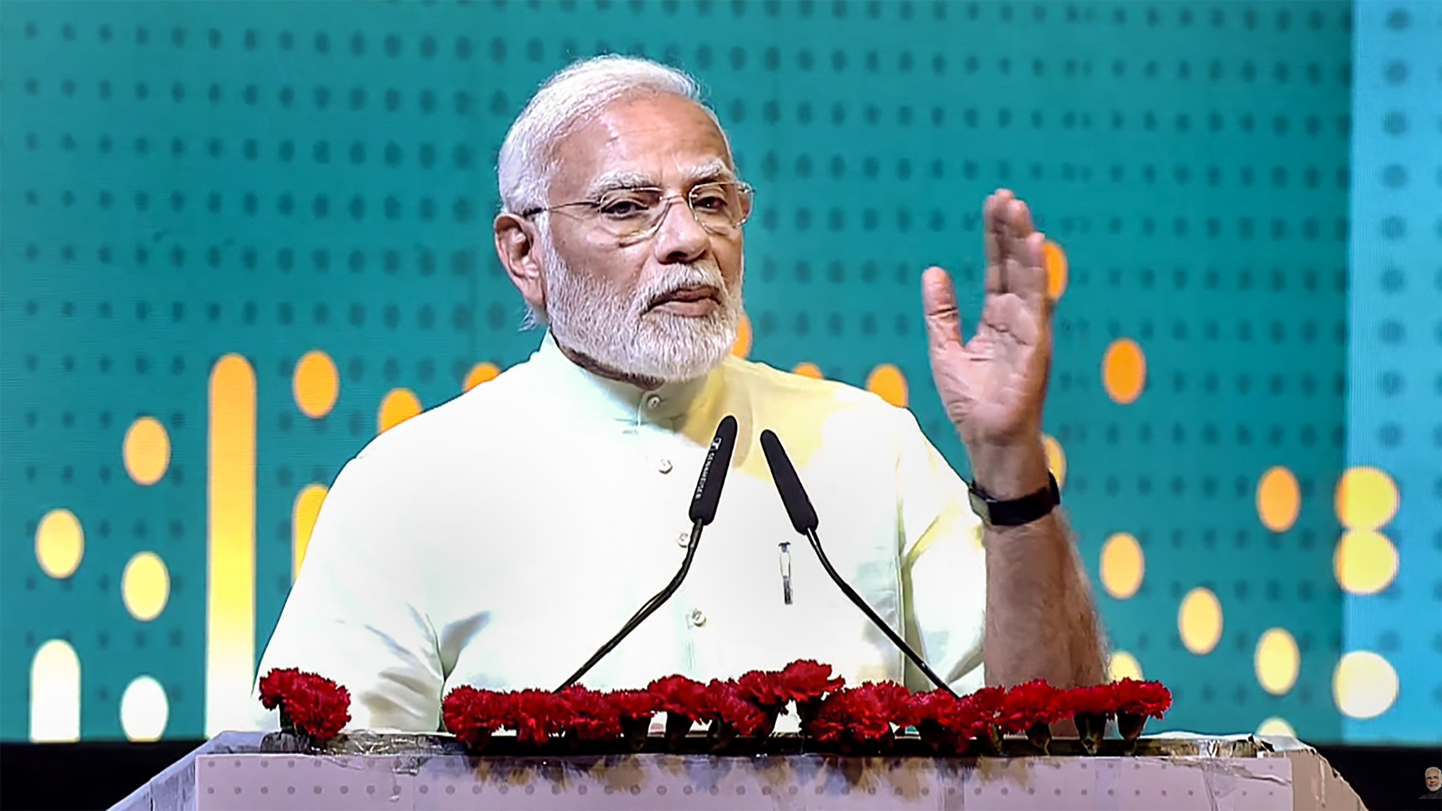 Prime Minister Narendra Modi at the inauguration ceremony of Biotech Start-up Expo, through video conferencing, in New Delhi, Thursday. (PTI) Prime Minister Narendra Modi at the inauguration ceremony of Biotech Start-up Expo, through video conferencing, in New Delhi, Thursday. (PTI)