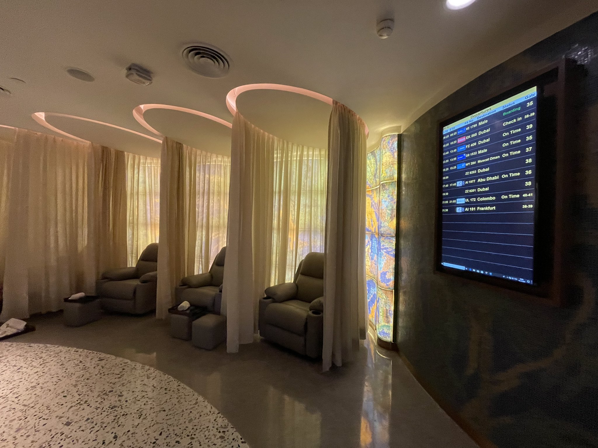 The lounges are named 080 Lounge. (Source: Twitter/Satyaki Raghunath) The lounges are named 080 Lounge. (Source: Twitter/Satyaki Raghunath)