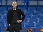 Former Real Madrid coach Zinedine Zidane.