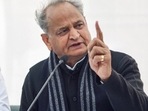 Rajasthan chief minister Ashok Gehlot.(PTI) Rajasthan chief minister Ashok Gehlot.(PTI)