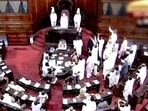 Visuals from the Rajya Sabha in New Delhi when the Parliament is in session. Visuals from the Rajya Sabha in New Delhi when the Parliament is in session. 