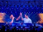 Shaan and KK. Shaan and KK.