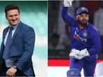 Graeme Smith (L); Rishabh Pant