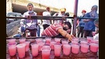 Nirjala Ekadashi, is marked by distributing chhabeel (a sweetened drink). This time around, a host of delhiites are trying to make a difference in the way humanity is served during the month of scorching heat. (Photo: Sushil Kumar/HT) Nirjala Ekadashi, is marked by distributing chhabeel (a sweetened drink). This time around, a host of delhiites are trying to make a difference in the way humanity is served during the month of scorching heat. (Photo: Sushil Kumar/HT)