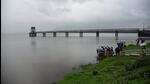 Water level at Morbe dam has reached 71.45m, which is 1.03m less than the level recorded during the same time last year. (HT FILE PHOTO) Water level at Morbe dam has reached 71.45m, which is 1.03m less than the level recorded during the same time last year. (HT FILE PHOTO)