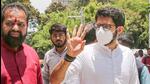 Rajya Sabha elections: Maharashtra minister Aaditya Thackeray during Rajya Sabha elections outside Vidhan Bhavan in Mumbai on Friday. (PTI) Rajya Sabha elections: Maharashtra minister Aaditya Thackeray during Rajya Sabha elections outside Vidhan Bhavan in Mumbai on Friday. (PTI)