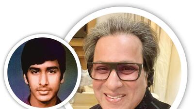 Talat Aziz at 22 (left) and at 66 (right) Talat Aziz at 22 (left) and at 66 (right)
