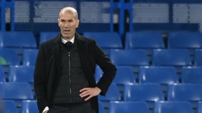 Former Real Madrid coach Zinedine Zidane. (REUTERS)