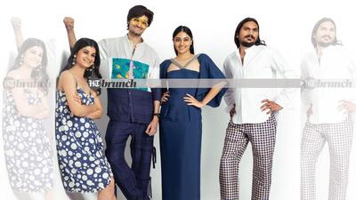(Left to right, above) Sustainable designers Radhika Malhotra, Pratyush Kumar, Sanah Sharma and Sudheer Rajbhar