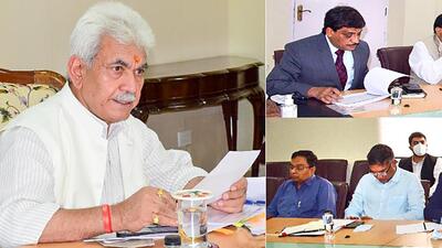 J&K LG Manoj Sinha instructed senior officials to periodically inspect the security and every aspect of world-class arrangements for Amarnath Yatris. (PTI FIle Photo) J&K LG Manoj Sinha instructed senior officials to periodically inspect the security and every aspect of world-class arrangements for Amarnath Yatris. (PTI FIle Photo)