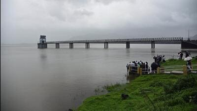 Water level at Morbe dam has reached 71.45m, which is 1.03m less than the level recorded during the same time last year. (HT FILE PHOTO) Water level at Morbe dam has reached 71.45m, which is 1.03m less than the level recorded during the same time last year. (HT FILE PHOTO)