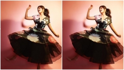 The dress featured a plunging neckline and floral patterns in red, white, pink and blue. In white stilettos, she looked summer ready in the attire. (Instagram/@chitrangda)