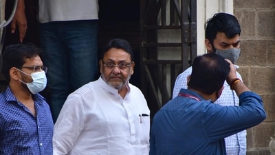 Nawab Malik was arrested by ED on February 23, in connection with a money-laundering case registered against fugitive gangster Dawood Ibrahim Kaskar and his close associates. (HT Photo)