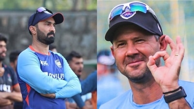 Dinesh Karthik; Ricky Ponting Dinesh Karthik; Ricky Ponting
