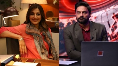 The Broken News stars Sonali Bendre and Jaideep Ahlawat as rival news editors. The Broken News stars Sonali Bendre and Jaideep Ahlawat as rival news editors.