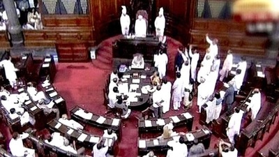 Visuals from the Rajya Sabha in New Delhi when the Parliament is in session. (PTI File Photo) Visuals from the Rajya Sabha in New Delhi when the Parliament is in session. (PTI File Photo)